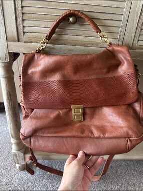 Cochinelle Crossbody, rust/gold